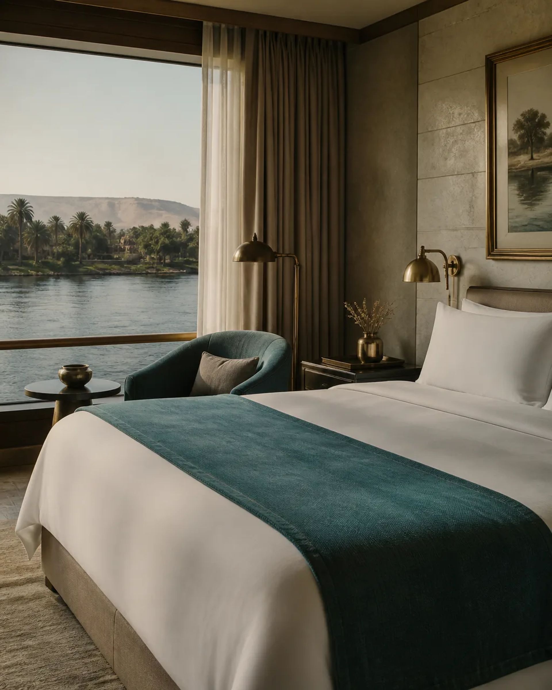 Deluxe 5-star Nile cruise ship – Luxor–Aswan run